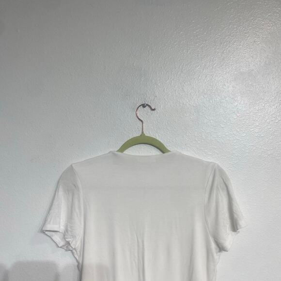 Wasabi + Mint White Square Neck Bodysuit Sz L - Picture 7 of 12